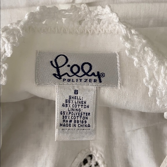 Lily Pulitzer Embroidered Linen Dress - Picture 3 of 4